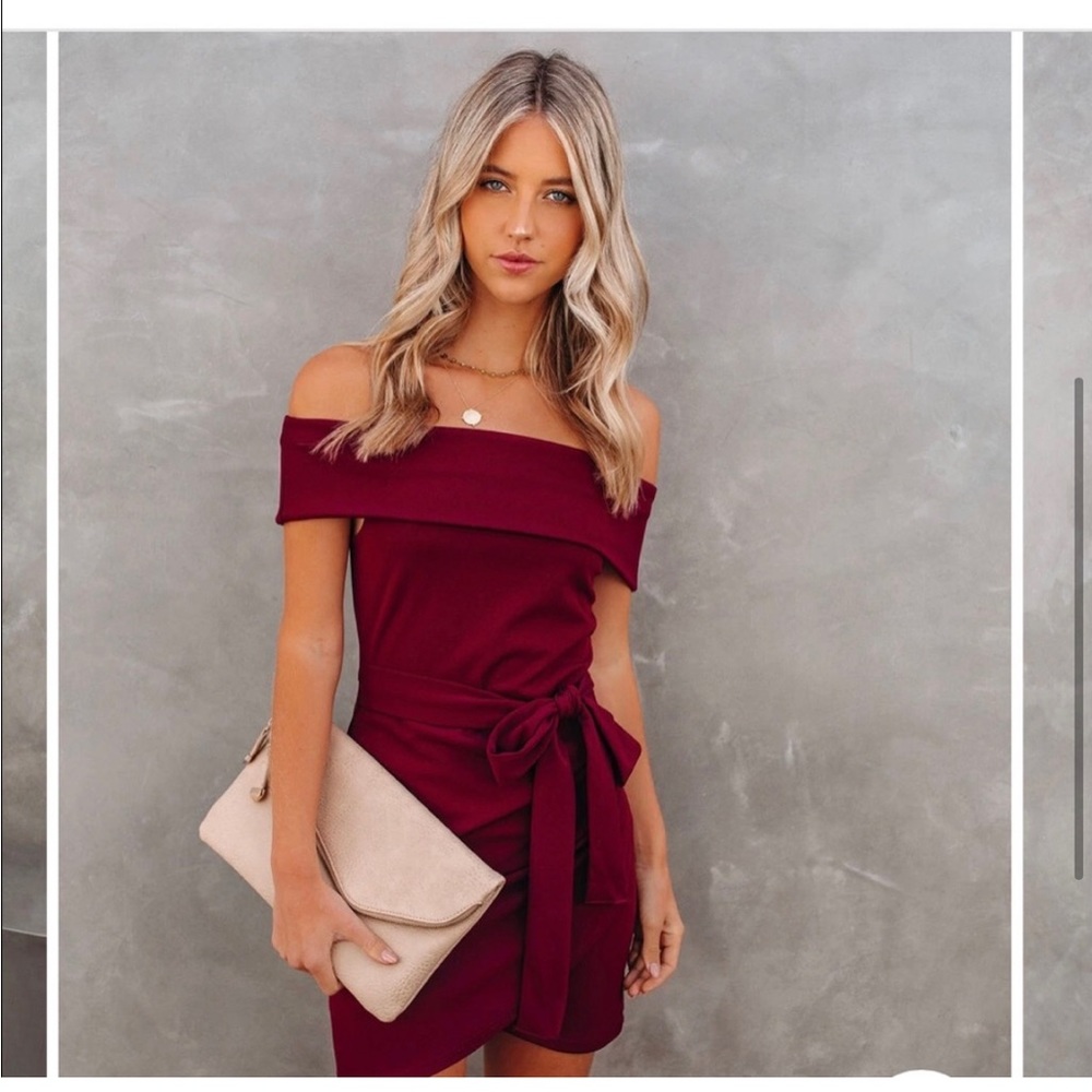 Maroon VICI dress